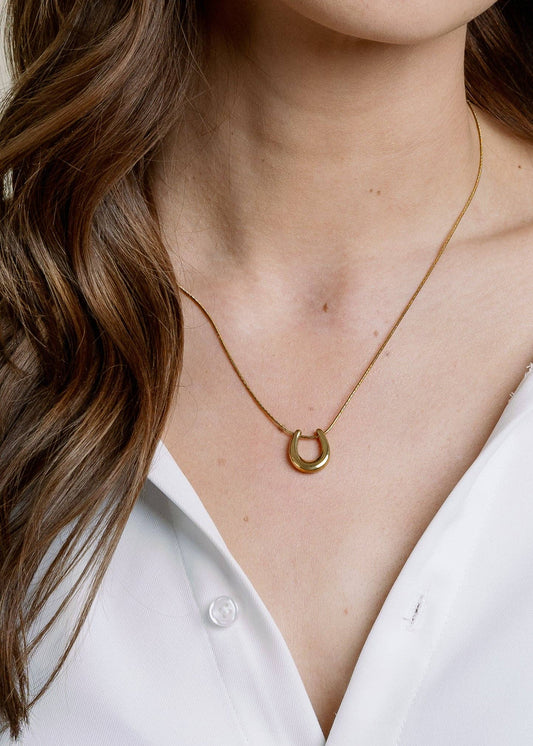 Hold Your Horses Necklace - Gold